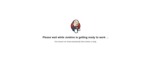 Loading Jenkins Dashboard