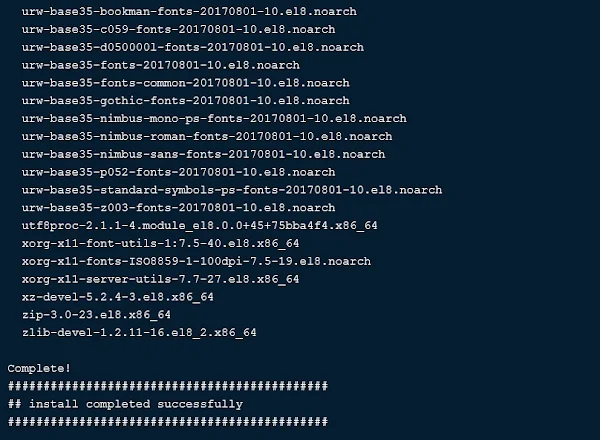 01-asterisk-install-prereq-output Install Asterisk PBX Server on CentOS 8