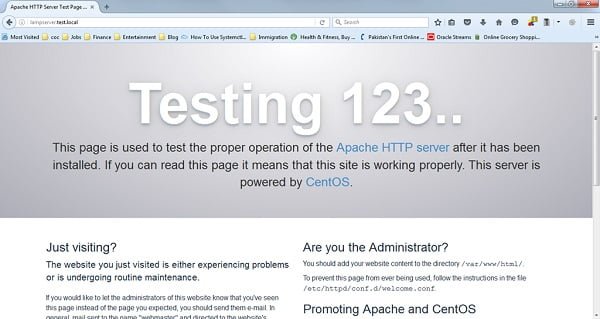 Apache Website without SSL Certificate