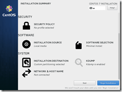 Installing CentOS 7 - 12