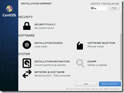 Installing CentOS 7 - 19