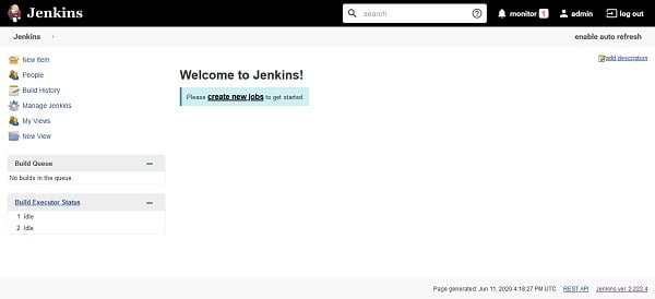 Jenkins Dashboard