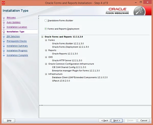 FMW - Installation Type