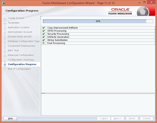 FMW Configuration Progress 2