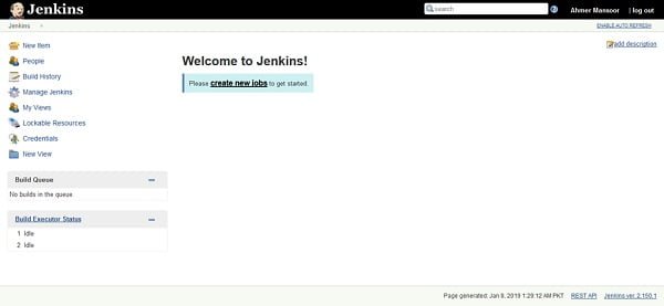 Jenkins Dashboard