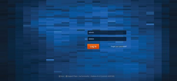 Grafana Login