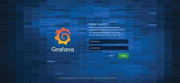 Grafana Change Password