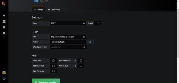 Grafana PNP4Nagios Configuration