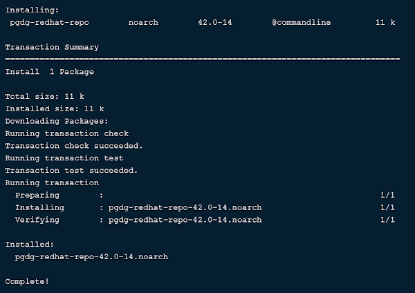 Configure Postgres Yum Repository