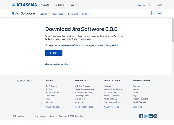 02-install-jira-software-server-centos-8-user-agreement Download Jira Software 8.80