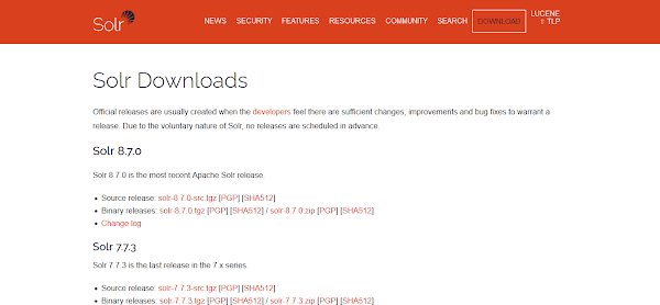 Apache Solr Downloads