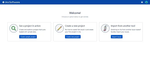 16-install-jira-software-server-centos-8-welcome Jira Dashboard