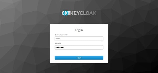 Keycloak Login Page