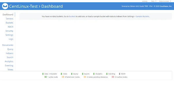 Couchbase Dashboard
