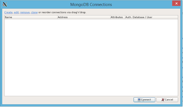 Robo 3T - Add MongoDB Connections