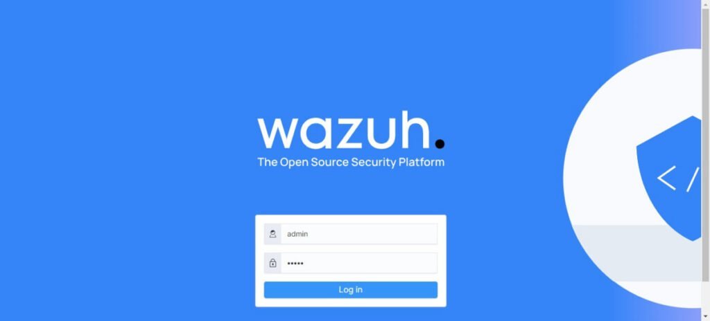 Wazuh SIEM Login