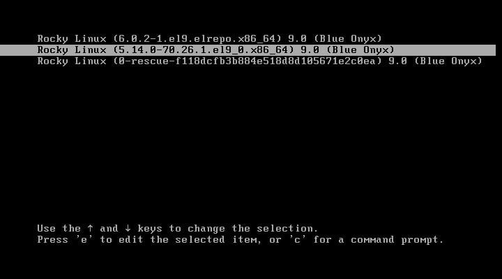 GRUB Old Linux Kernels