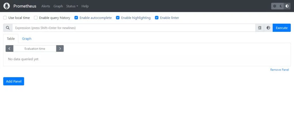 How to install Prometheus on Rocky Linux 9 5 Prometheus Web Interface