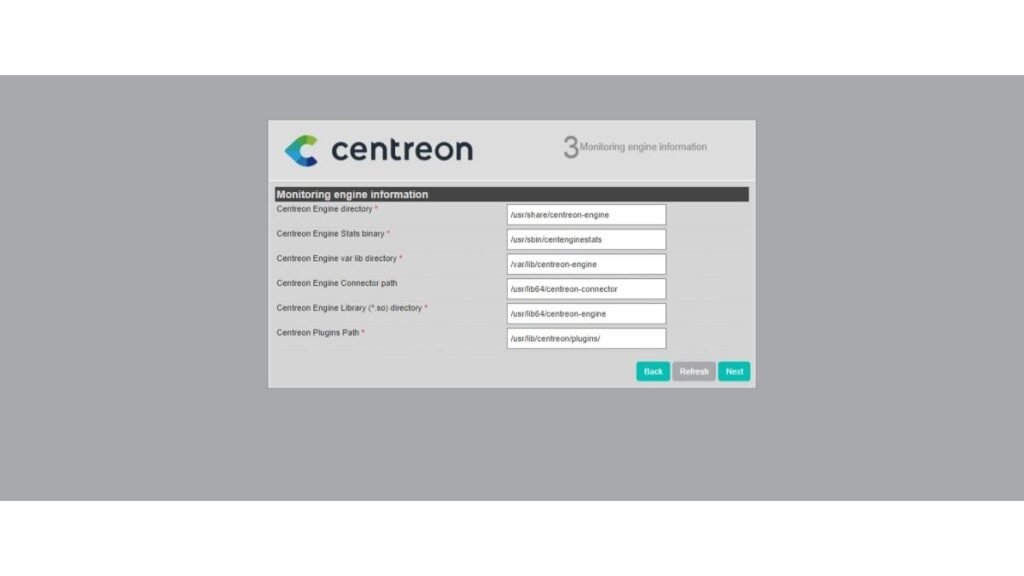 Centreon - Monitoring Engine Information