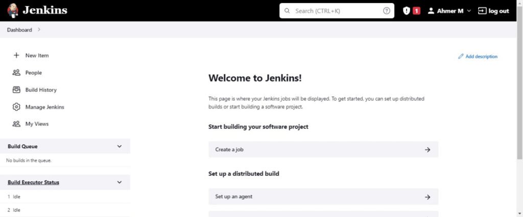 Jenkins Dashboard