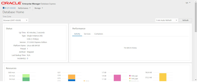 Oracle EM Express