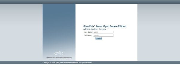 GlassFish Server Login