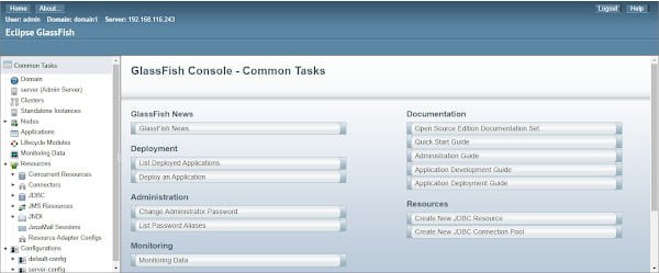 GlassFish - Common Tasks