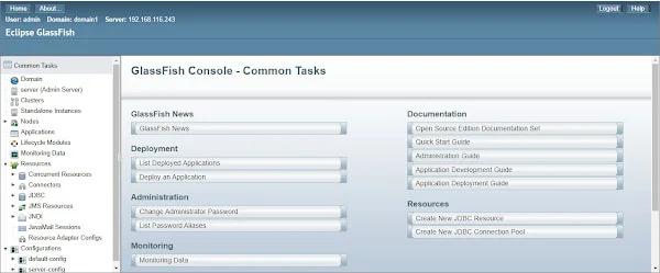 GlassFish - Common Tasks