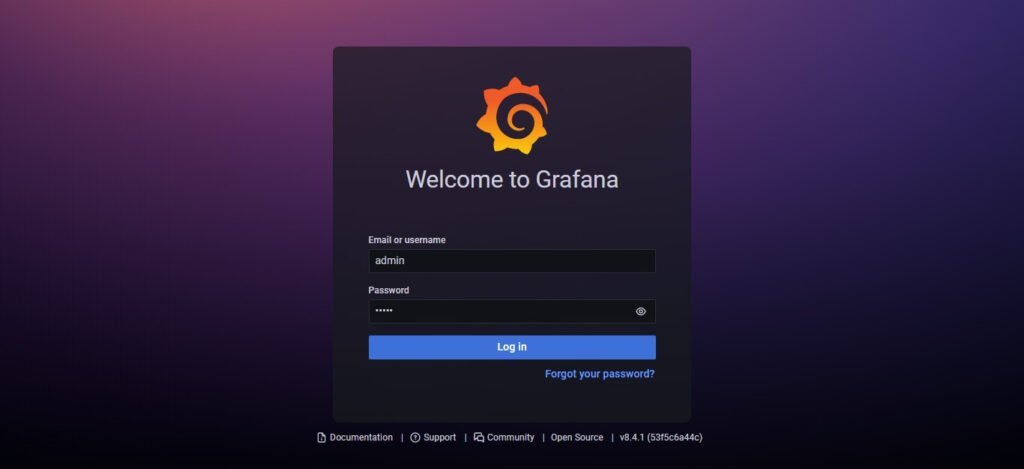 Grafana Login