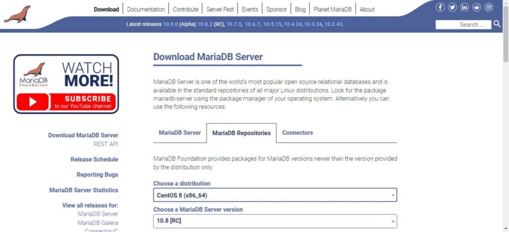 MariaDB Downloads