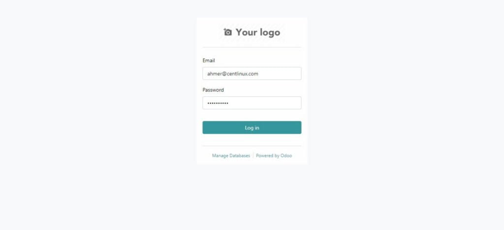 Odoo 16 Login