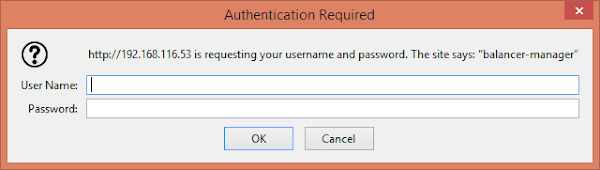Apache Load Balancer Manager Authentication
