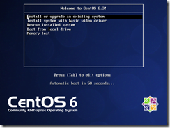 Installing CentOS 6 - 1