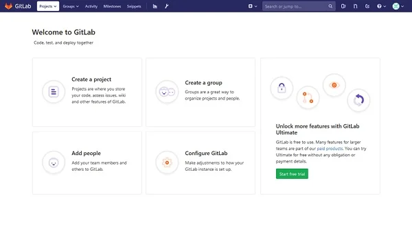 GitLab Server Dashboard