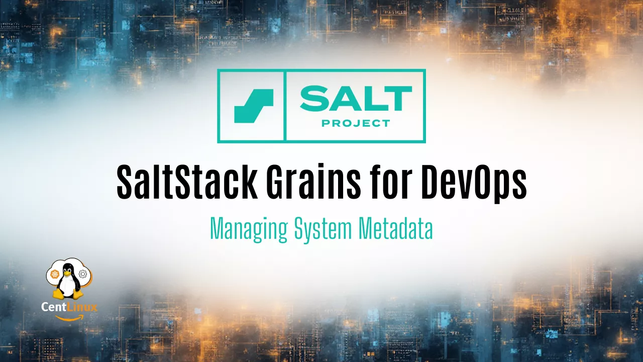 SaltStack Grains for DevOps: Managing System Metadata 2 SaltStack Grains for DevOps: Managing System Metadata