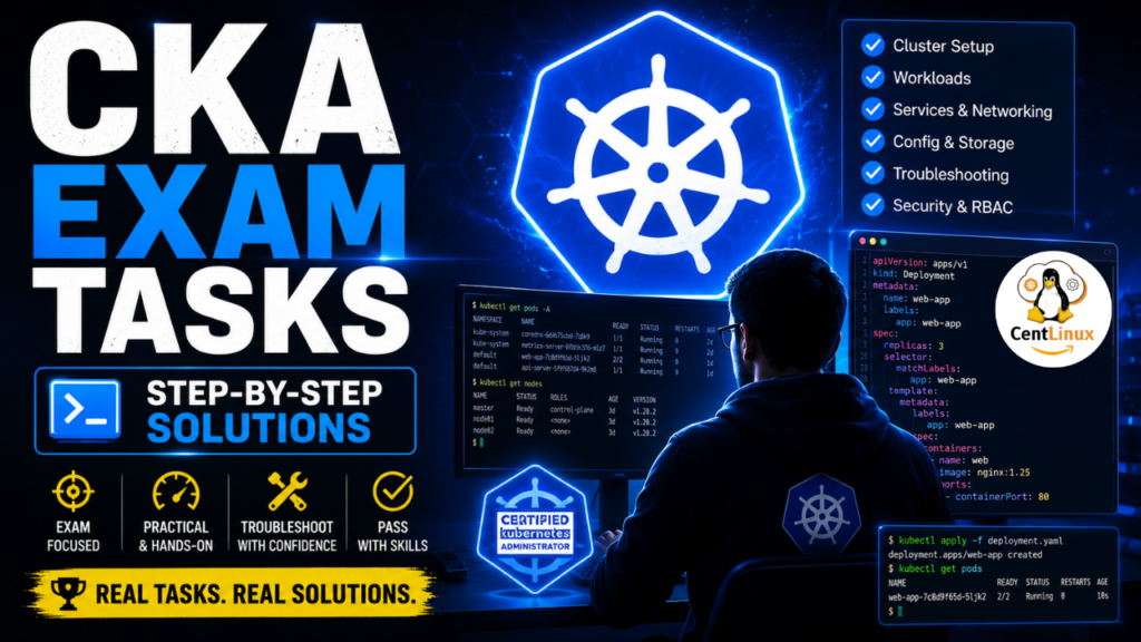 CKA Exam Tasks: Complete Step by Step Solutions