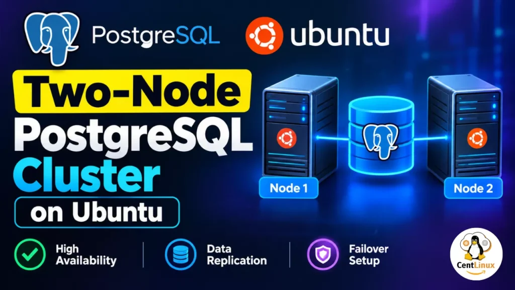 Setup a Two-Node PostgreSQL Cluster on Ubuntu